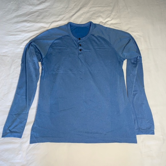 Lululemon Metal Vent Long Sleeve Henley - Picture 1 of 4